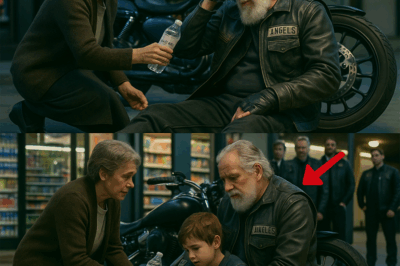 Old woman, get out of the way! This is no place for you!” a shout rang out in the night rain, drowning out the roar of the motorcycles parked by the deserted gas station.