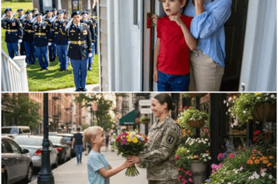 Ethan’s mom, Claire Walker, froze at the window.