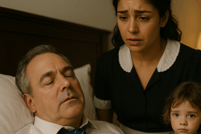 he Millionaire Pretended to Sleep to Test His Shy Maid — But When He Opened His Eyes and Saw What She Did, His Heart Stopped… and His Life Changed Forever That Silent Night