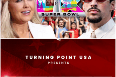 “Turning Point USA Declares War on Bad Bunny’s Super Bowl Show — Launches Its Own ‘All-American Halftime Event’ the Same Night! Will Patriots Tune Out the Puerto Rican Superstar or Will Bad Bunny’s Fiery Comeback Silence the Critics?”