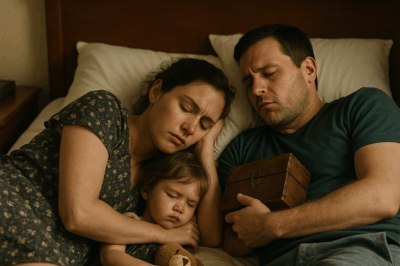 Initially, I believed he was cradling the Bible from the nightstand—odd, but harmless. After that, when my eyes adjusted, I realized it was a box. A dark, polished wooden box about the size of a shoebox. He was whispering to it.