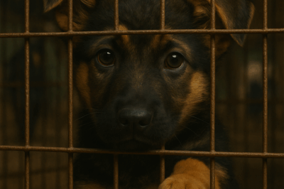 Humans kept passing my kennel like rain past a gutter—quick eyes, quick pity, quicker steps—until the one with steady heartbeat stopped and forgot to breathe.