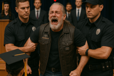 He stood there in his filthy leather vest, surrounded by doctors and lawyers, holding a gift I didn’t want from a man I’d spent ten years pretending was dead.