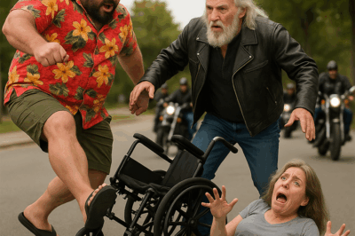 Get out of the way, you cripple!” – A bully kicked a disabled girl and made her fall at the bus stop, then 99 Bikers passing by saw and…