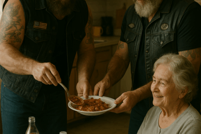 The bikers I spent three decades trying to run out of the neighborhood were standing in my kitchen at 7 AM, and one of them was cooking my breakfast.