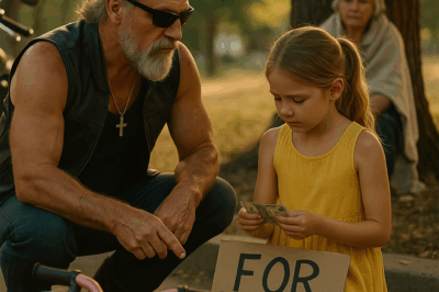 “Buy my bike, sir… Mommy hasn’t eaten in two days.”