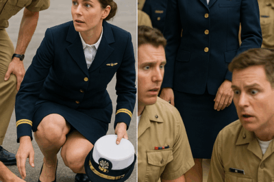 A Group of Soldiers Laughed When They Knocked Down the Quiet New Girl Carrying Boxes Across the Base — They Thought She Was Just a Rookie Clerk. But When the General Arrived and Saluted Her, Their Smiles Vanished, and the Truth About Who She Really Was Left Everyone Speechless.