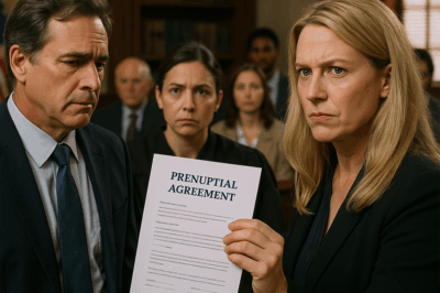 “The Billionaire’s Wife Who Walked into Court to End Her Marriage—But When She Pulled Out a Hidden Prenup Signed by His Own Hand, the Entire Room Fell Silent, the Judge Froze, and the Man Who Thought He Owned Everything Realized Too Late He’d Just Lost the Only Battle That Mattered.”