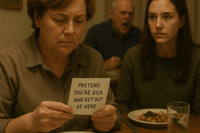 When I opened that small, crumpled piece of paper, I never imagined those five words, scribbled in my daughter’s familiar handwriting, would change everything