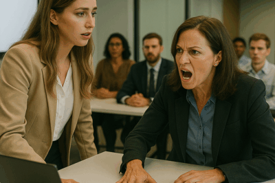 She Interrupted My Big Pitch by Shouting That My