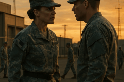 S-When the New Gate Guard Mocked Her ID, He Never Expected She Was the Highest-Ranking Officer on Base