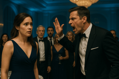 A man slapped his wife in front of his friends to show off, but her unexpected response stunned everyone present and left them speechless…