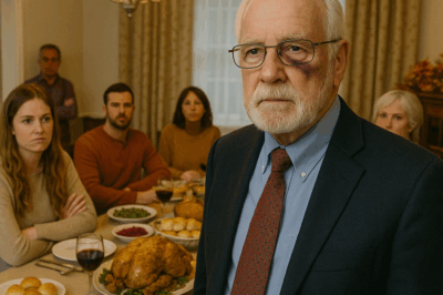 At Thanksgiving, My Billionaire Grandpa Walked Into The Dining Room With A Bruise Under His Eye—Everyone Went Silent Until He Pointed At One Of Us And Said, “I Know What You Did Last Week.” What Happened Next Shattered Our Family And Exposed A Secret None Of Us Were Ready For…