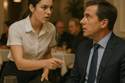 “Sir, Leave the Country Immediately,” the New Waitress Whispered to the Billionaire, Seconds Before the Lights Went Out — What He Discovered the Next Morning About Who She Really Was, and Why She Tried to Save Him, Changed Everything He Believed About Trust.