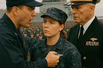 “They Stripped Her Naval Insignia in Front of 5,000 Sailors — Mocked, Disgraced, and Ordered to Leave the Fleet Forever… But Just When the Sea Fell Silent, a Classified Submarine Long Thought Lost Rose from the Depths — and What It Did Next Silenced the Entire World.”