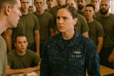 A Navy SEAL Playfully Asked the Quiet Woman in the Mess Hall What Her Rank Was—But When She Calmly Answered and Every Officer at the Table Stood to Attention, the Room Went Silent, and They Realized They Had Just Been Joking With the Most Decorated Mission Commander in Their Unit’s History…