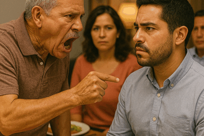 At Our Family Dinner, My Father Slammed His Hand on the Table and Shouted, “Get Out of Here! I Don’t Have a Son Like You!” Everyone Went Silent — Until Years Later, When He Collapsed in the Same Restaurant and I Was the Only One Who Ran to Help, And What He Whispered in That Moment Changed Everything I Thought I Knew About Anger, Forgiveness, and Family