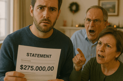 “When My Parents Demanded That I Pay $275,000 for My Sister’s Wedding—Screaming That It Was My ‘Family Responsibility’ Because I Was the Successful One—I Thought They Were Joking. But When I Refused and They Threatened to Cut Me Out of the Family, I Discovered the Real Reason Behind Their Desperation, the Secret Debt They’d Been Hiding for Years, and the One Decision That Would Change Our Family Forever.”