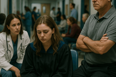 Fainting in My Cap and Gown, Being Left