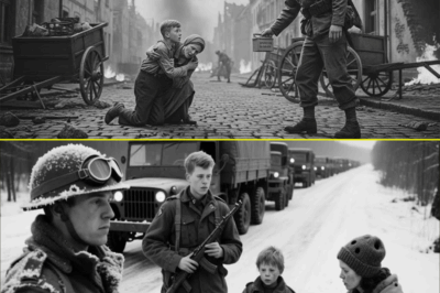 “Momma Hasn’t Eaten for Days,” the Little German Boy Whispered Through Tears — What the American Soldiers Quietly Did Next Would Change One Broken Family’s Future Forever