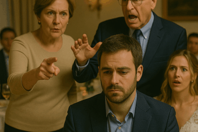 “At My Brother’s Rehearsal Dinner, My Parents Stood Up, Clinked Their Glasses, and Announced to Everyone We Knew That They Were Disowning Me. I Thought It Was a Cruel Joke—Until They Explained Why, in Front of 80 Guests, Cameras Rolling. What Happened Next Tore My Family Apart, Exposed a Secret They’d Buried for Decades, and Forced Me to Choose Between Revenge and the One Thing I’d Always Wanted: Peace.”