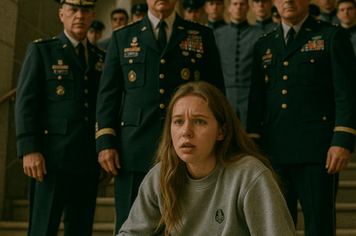 “The Female Cadet Was Pushed Down the Stairs by Her Classmates for ‘Not Belonging There’ — Hours Later, Three Generals Arrived on Base, Shut Down All Training Operations, and What They Revealed About Her Identity Left Every Cadet Standing in Stunned Silence.”