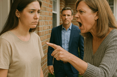 “‘GET OUT OF MY HOUSE!’ Her Stepmother Screamed, Throwing Her Into the Cold Night — But Just Seconds Later, a Black Car Pulled Up, and a Billionaire Stepped Out Looking for Someone No One Expected, Turning the Entire Neighborhood Into Witnesses to the Most Unbelievable Twist of Fate”