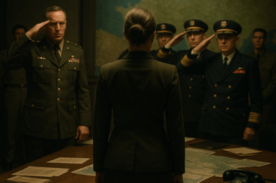 S-When the General Mocked Her “Real Rank” in the War Room, Every Admiral Rose to Salute the Woman They All Feared