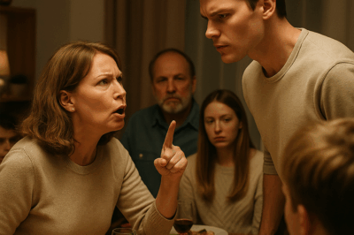 When My Mother Pointed at Me During Dinner and Announced I Didn’t Deserve a Seat at the Table, I Stood Up—And What I Said Next Uncovered Years of Secrets No One in My Family Was Ready to Face