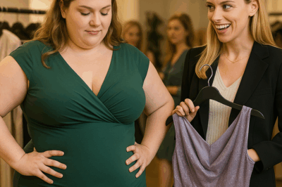 “If You Can Fit Into That Dress, I’ll Pay You”—The Arrogant Millionaire Woman Mocked Her in Front of Everyone at the Boutique, Seconds Before the Truth About Who the Dress Actually Belonged To Turned the Entire Store Silent