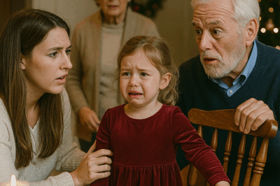 “During Christmas Dinner, My 5-Year-Old Niece Refused to Sit in Her Chair and Started Crying, Saying, ‘The Chair Hurts Me.’ Everyone Laughed It Off—Until My Brother Looked Underneath and Turned Pale. What We Found Hidden Inside That Chair Changed Our Family Forever.”