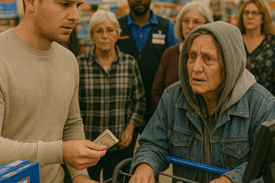 “At Walmart, I Quietly Paid $150 for a Struggling Woman Who Couldn’t Afford Her Groceries. I Didn’t Want Her to Feel Embarrassed, So I Slipped Away Before She Could Thank Me — But a Week Later, Someone Knocked on My Door and Told Me Who She Really Was. I Couldn’t Believe It.”
