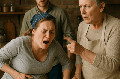 When I Went Into Labor, My Cruel Mother-in-Law Told Me to Stop Pretending and Bake an Apple Pie — But When My Husband Finally Learned What Really Happened That Day, He Made a Decision That Changed Our Marriage Forever