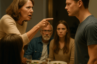 When My Mother Pointed at Me During Dinner and Announced I Didn’t Deserve a Seat at the Table, What I Said Next Unraveled Years of Hidden Resentment, Family Secrets, and the Truth None of Them Expected