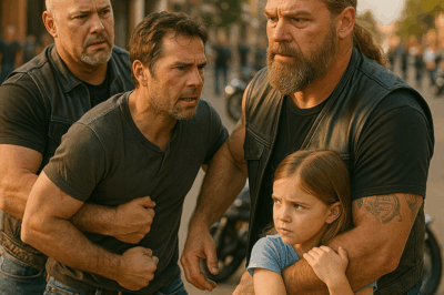 S-The Night a Little Girl Grabbed a Tattooed Biker’s Arm and Turned a Wild Motorcycle Club into Her Five-Minute Justice Squad