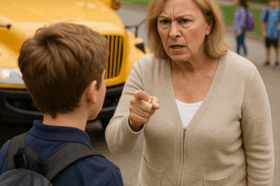 Our HOA President Confronted My 10-Year-Old Son at the Bus Stop, Screaming About ‘Community Rules’ — She Had No Idea Who I Was. By That Evening, She Was in Handcuffs, and the Entire Neighborhood Learned Why You Should Never Threaten the Chief of Police’s Family.