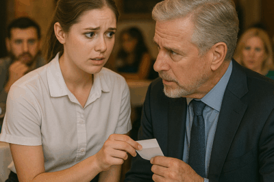 “The Waitress Slipped a Crumpled Napkin with the Words ‘HELP ME’ to the Billionaire at Table 9 — He Looked Her in the Eye and Whispered, ‘Do Exactly What I Say and Don’t Look Back.’ What Happened Over the Next 20 Minutes Turned the Entire Restaurant Upside Down, Left Every Customer Stunned, and Revealed a Secret So Dark That the Billionaire Realized He Wasn’t Just Saving Her Life — He Was Changing His Own”