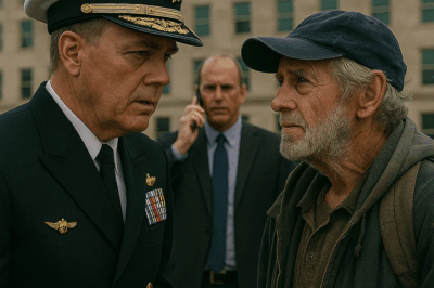 An Admiral Stopped to Give a Blanket to a Homeless Man Outside a D.C. Diner — But When He Casually Asked for the Old Veteran’s Call Sign and Heard Him Whisper “Aurora Six,” He Froze, Pulled Out His Phone, and Within Minutes the Pentagon Had Ordered a Full Lockdown of Its Archives