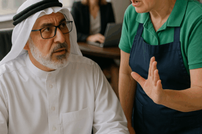 “Don’t Sign That,” the Housekeeper Whispered to the Arabian Millionaire as He Reached for the Pen — Everyone Thought She Was Overstepping, but What She Revealed in That Moment Changed His Life, Saved His Fortune, and Exposed the One Person He Never Expected to Betray Him.