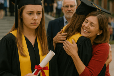 At Our Graduation Ceremony, My Parents Surprised My Twin Sister With a Fully Paid Trip to Europe While Giving Me Nothing—But What Happened After My Mother Hugged Her Exposed the Truth They Never Thought I’d Discover