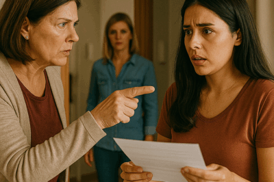 “You Have 30 Days to Move Out,” My Mother Said With a Smirk.