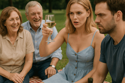 At Our Sunny Family Picnic, My Sister Lifted Her Glass and Toasted “Here’s to the One Who Always Shows Up Broke,” Unleashing a Storm of Secrets, Tension, and Hidden Truths That Changed Everything I Thought I Knew About Us