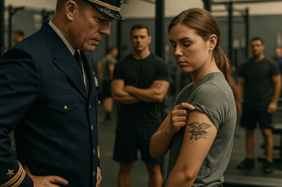 S-She Was Just the Night Janitor at the SEAL Gym Until the Commander Recognized the Classified Tattoo She Was Hiding