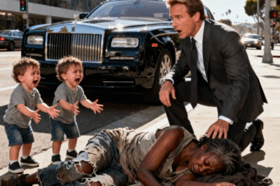 SS“A Homeless Woman Collapsed on the Roadside While Her Two-Year-Old Twins Cried Beside Her. When a Passing Billionaire Stopped to Help, He Froze in Shock — Because the Two Children Had His Exact Eyes, His Dimples, and His Smile. What He Discovered After Taking Them to the Hospital Changed His Life Forever.”