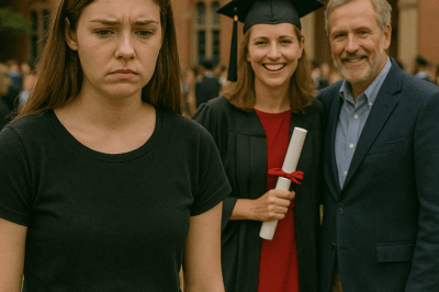 “My Parents Always Called Me ‘The Dumb One’ While My Sister Got a Full Ride to Harvard and Became Their Golden Child. At Her Graduation, They Laughed When I Said I Had ‘News’ Too—Until I Walked Onto the Stage Uninvited and Revealed the Secret I’d Been Hiding for Years, the Life I Built Without Their Help, and the Truth About Who Really Paid for Her Ivy League Dream. That Day, Everything They Believed About Me Fell Apart.”