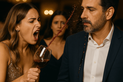 “The Rich Girl Laughed and Threw a Glass of Wine in the Waitress’s Face — But What No One Expected Was That the Quiet Man Sitting Beside Her Was the Restaurant’s Billionaire Owner. His Response That Night Left the Entire City Talking and the Internet in Shock.”