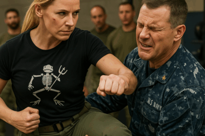 “During a Combat Drill, the Captain Mocked Her, Knocked Her Down, and Drove His Knee Into Her Head — Until the Woman Everyone Thought Was ‘Just a Transfer’ Got Back Up, Turned the Tables in Seconds, and Left the Entire Unit Speechless When They Learned Who She Really Was: A Decorated Navy SEAL Who’d Once Survived an Operation That Even the Men Who Trained Her Didn’t Dare Attempt”