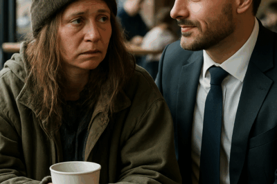 She Arrived at a Blind Date Wearing Torn Jeans and a Faded Hoodie, Looking Like a Beggar — The Waiter Tried to Turn Her Away, but the CEO Sitting Across the Table Stood Up Immediately. What Happened Next Turned the Most Awkward Dinner of His Life Into the Beginning of Everything.