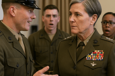 During a Joint Training Briefing, a Confident USMC Captain Playfully Asked a Quiet Visitor for Her “Rank,” Only to Freeze When She Calmly Replied “Brigadier General,” Sending Shockwaves Through the Room and Exposing Hidden Lessons About Respect and Leadership