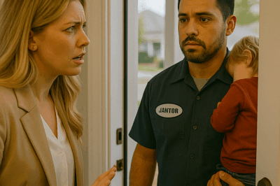 The Single Dad Janitor Who Quietly Took Care of Everyone Was Ignored by His Boss — Until the Night He Carried Her Home Drunk… But When She Showed Up at His Door the Next Morning, What She Said Changed His Life Forever.